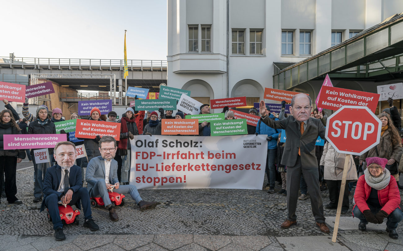 EU-Abstimmung verschoben: Jetzt FDP-Lügen entlarven und Lieferkettengesetz zustimmen!